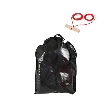 Zestaw ślizgacz śnieżny czarny AD312 + AD299 uchwyt do sanek 3,0m DUO HOLL