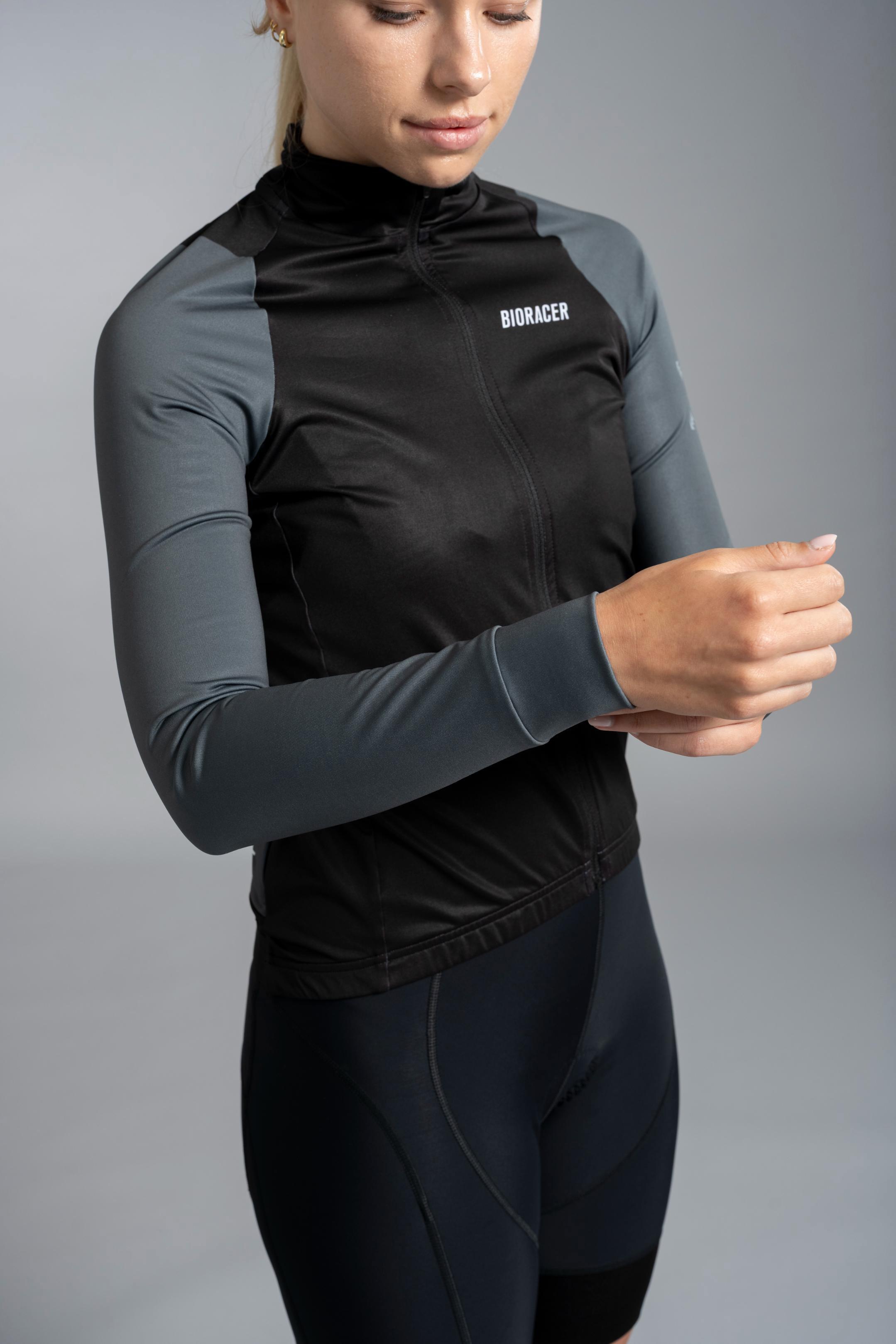Giacca Ciclismo Donna Leggera Traspirante Idrorepellente Tempest Light Nero 7/7