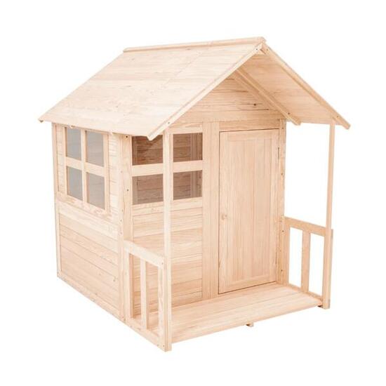 Maisonnette avec plancher et véranda BOUTON D'OR COTTAGE bois FSC®