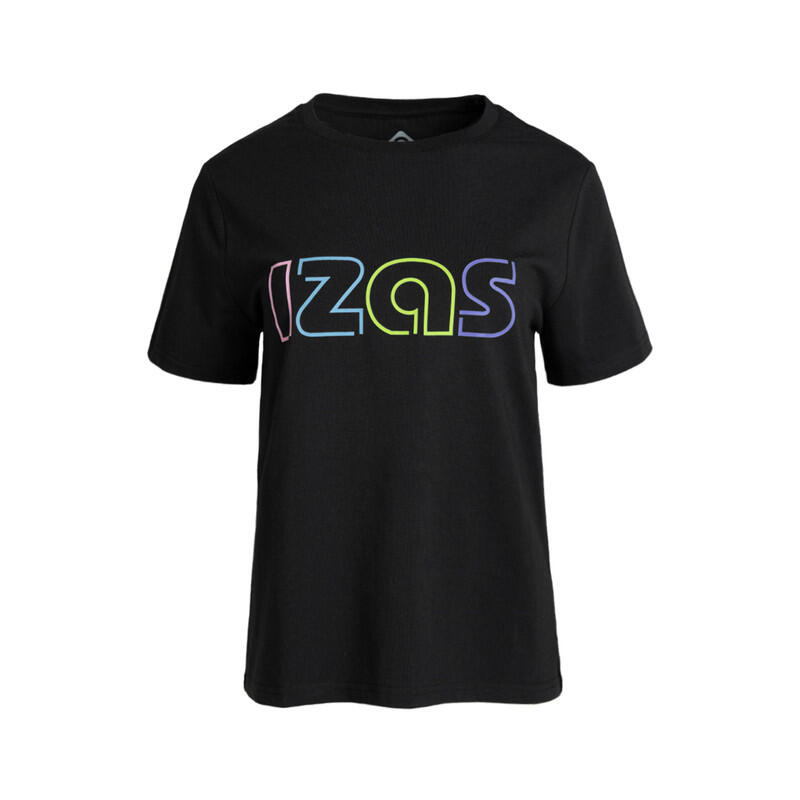 Izas - T-shirt De Sport Basique Pour Femme Yale W - T-shirt Manches Courtes - Noir - Decathlon