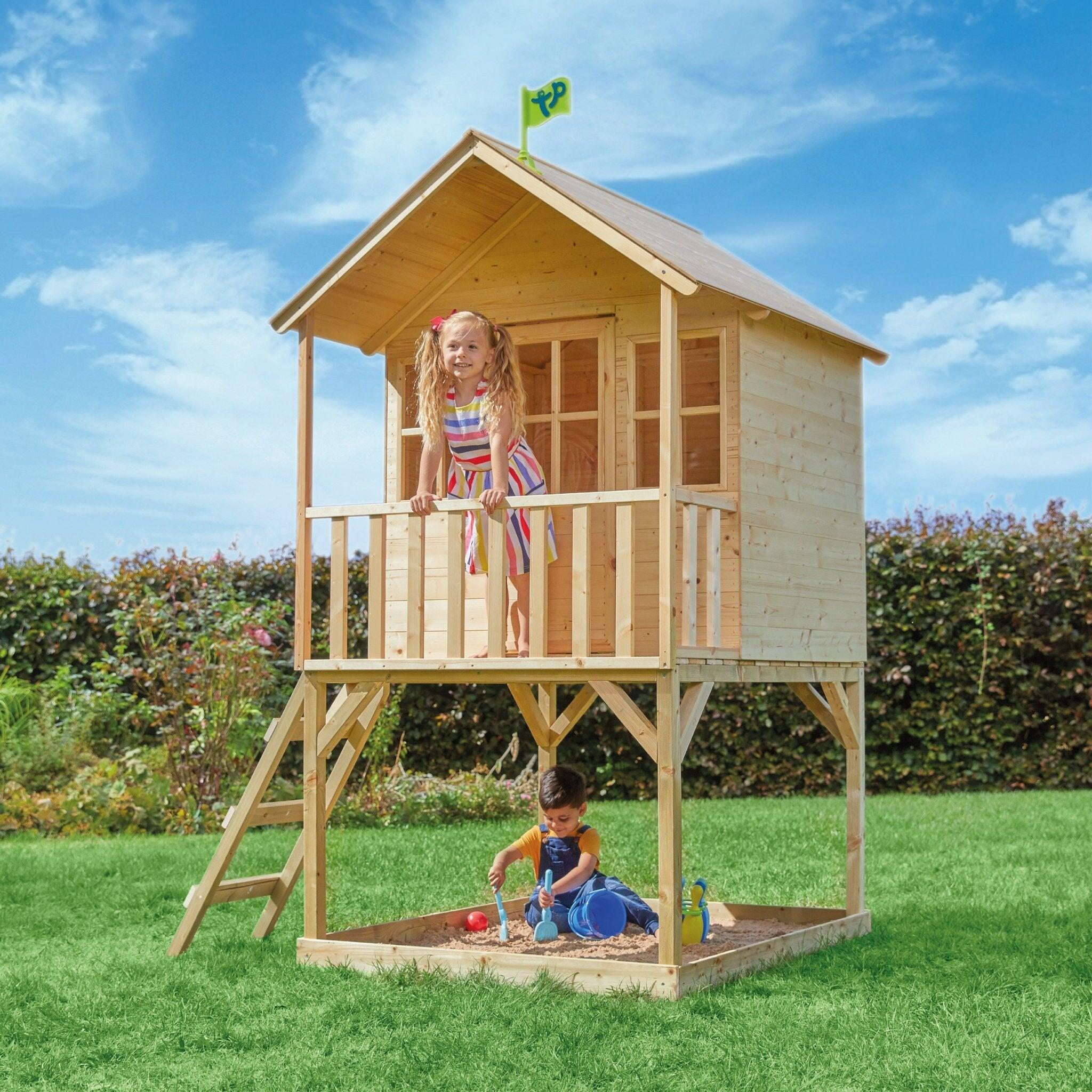 Maisonnette cabane sur pilotis COLLINE bois FSC® 2/5