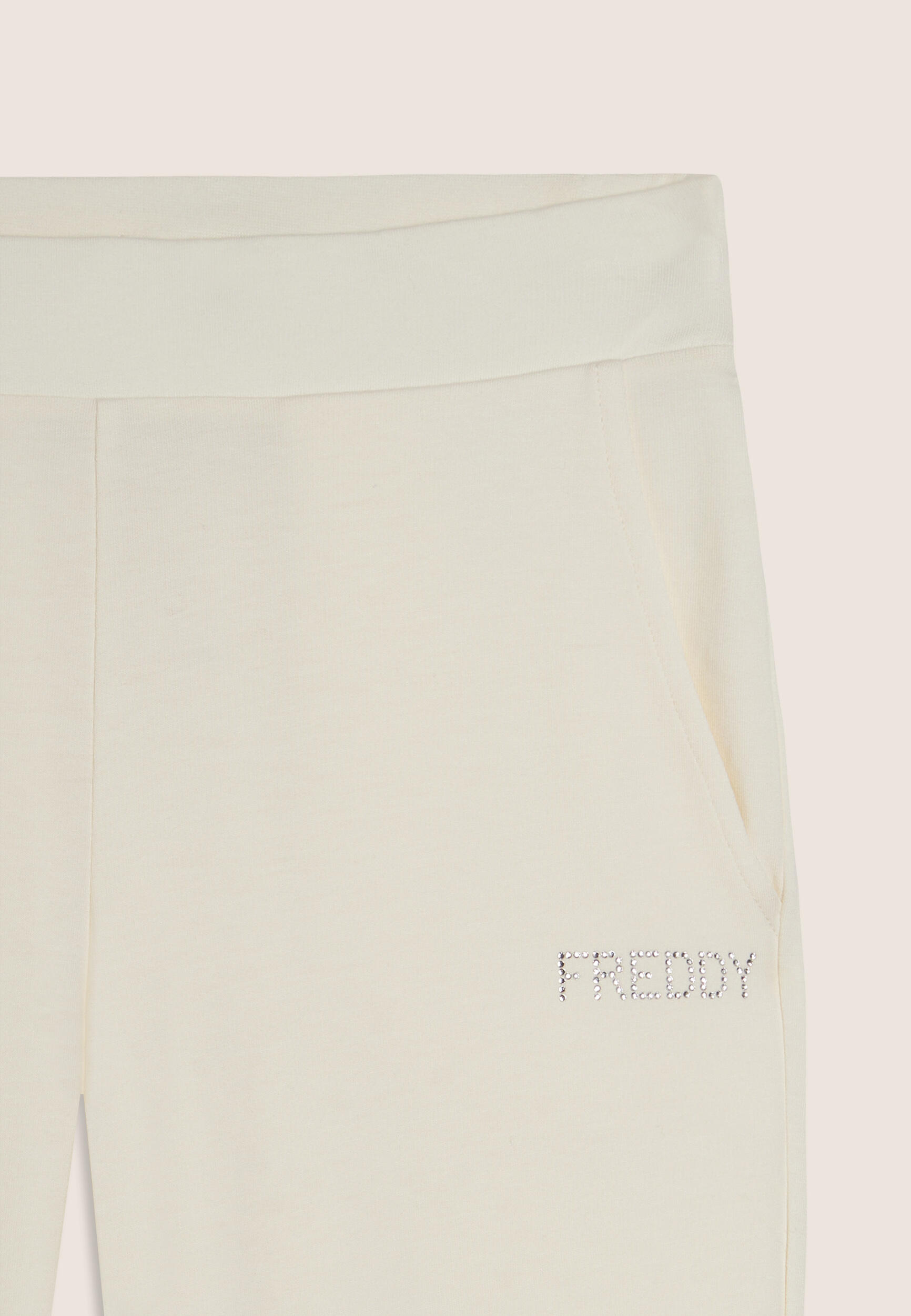 Pantaloni Sportivi Cropped con risvolto e strass FREDDY 7/7