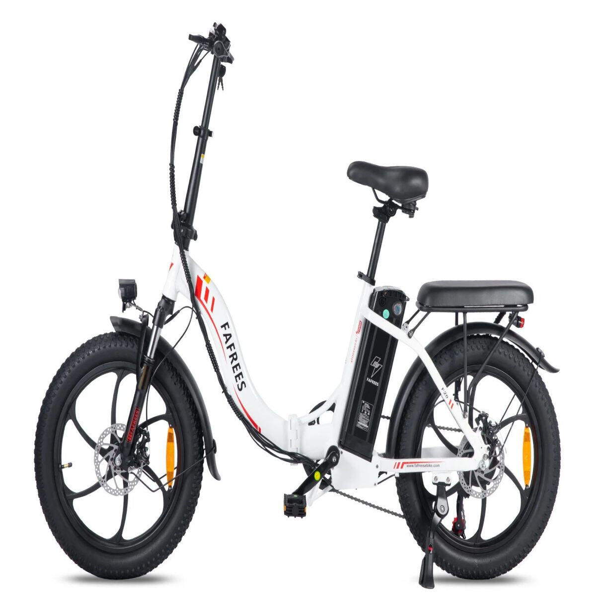 Bicicleta Eléctrica FAFREES F20 250W  576WH Blanca 3/5