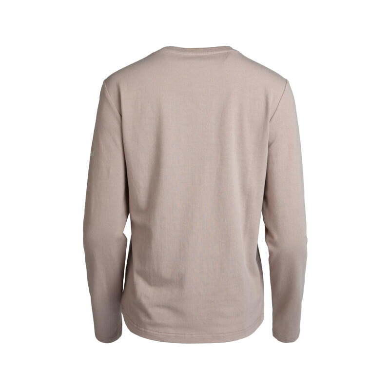 T-shirt à manches longues pour femmes BRIANES, col rond et style décontracté 2/4