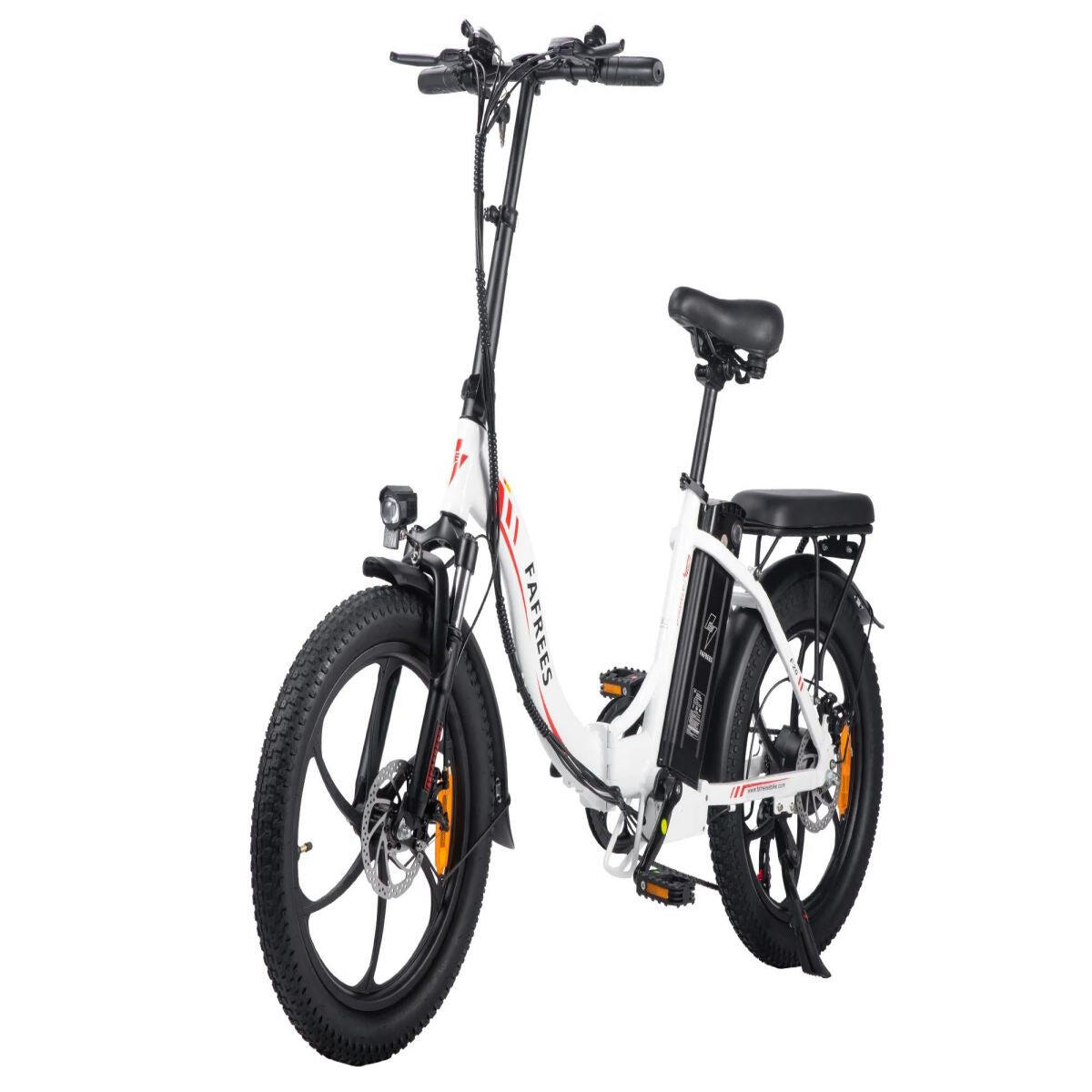 Bicicleta Eléctrica FAFREES F20 250W  576WH Blanca 4/5
