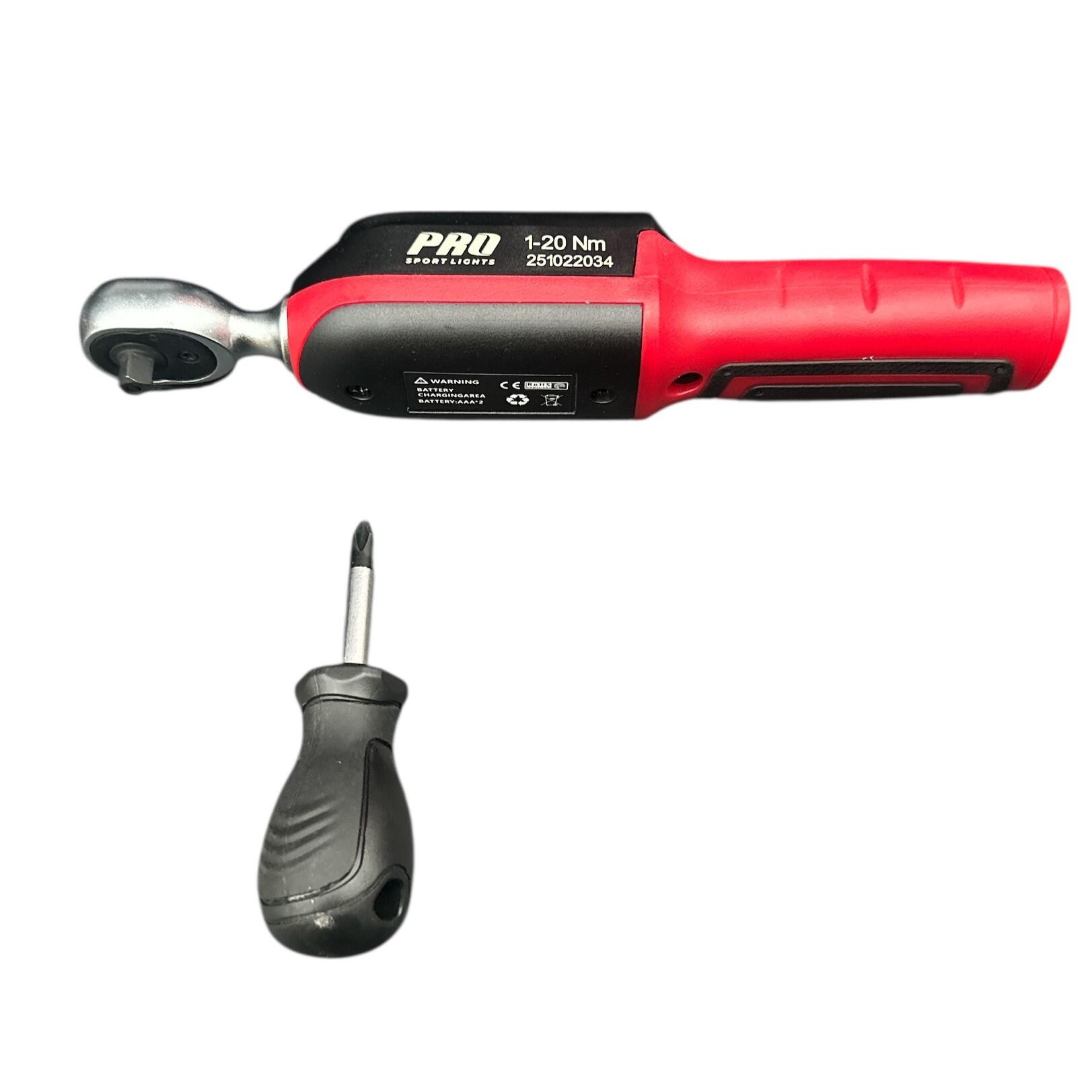 Clé dynamométrique numérique pour vélo 1-20 Nm 1/4" 6/6