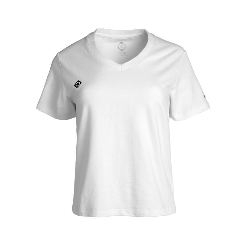 Izas - T-shirt De Sport Basique Pour Femme Avalon W - T-shirt Manches Courtes - Blanc - Decathlon