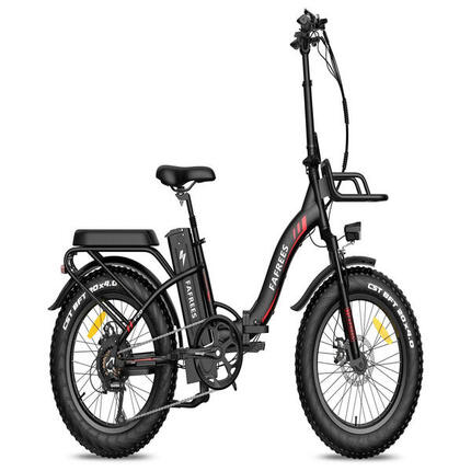 FAFREES F20 Max elektrische fiets 500W, 1080Wh schijfremmen Zwart