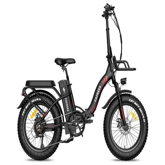 FAFREES F20 Max elektrische fiets 500W, 1080Wh schijfremmen Zwart