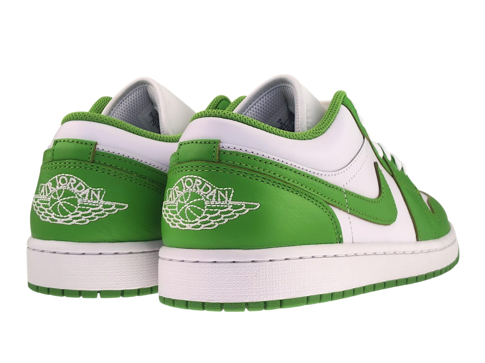 Nike Air Jordan 1 Low SE HF4823-100 White/Chlorophyll-Lightening 3/4