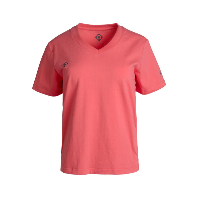 Izas - T-shirt De Sport Basique Pour Femme Avalon W - T-shirt Manches Courtes - Rose - Decathlon