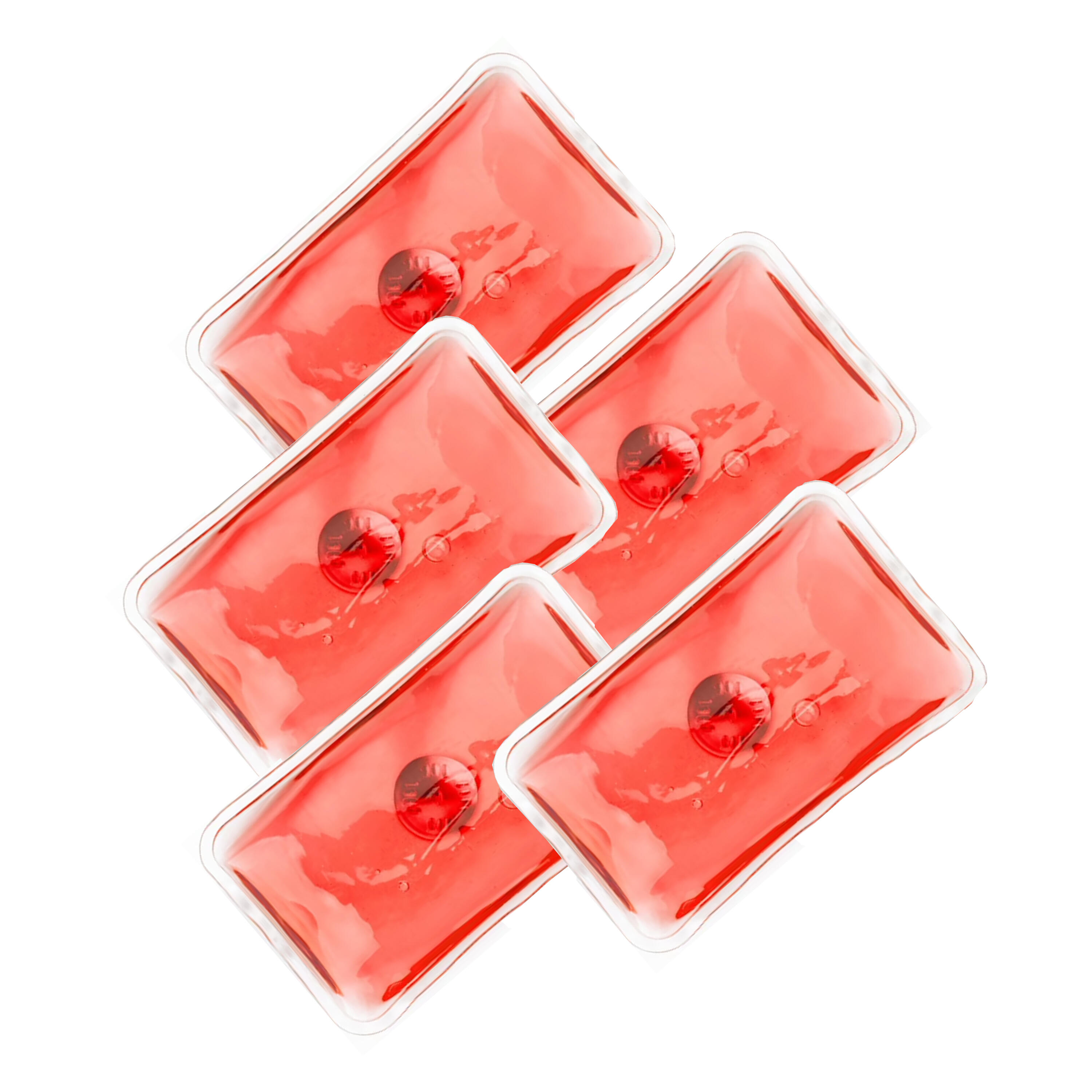 Scaldamani Riutilizzabili GelHeat – 5 Pezzi A Forma Di Cuore – Calore Istantaneo A Scatto