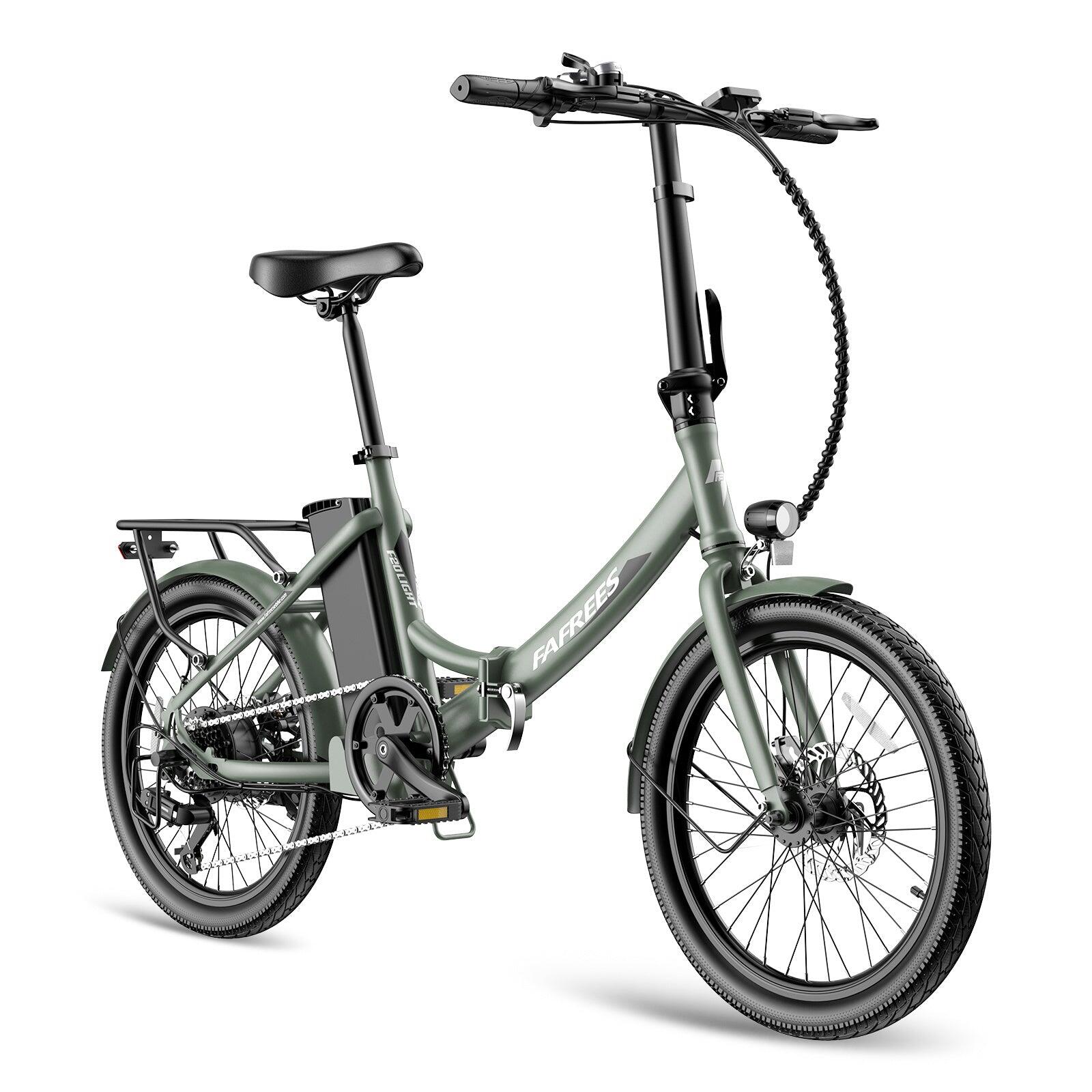 Bicicleta Eléctrica FAFREES F20 Light 16.75AH 250W  36V16.75Ah  Verde Oscuro 2/5