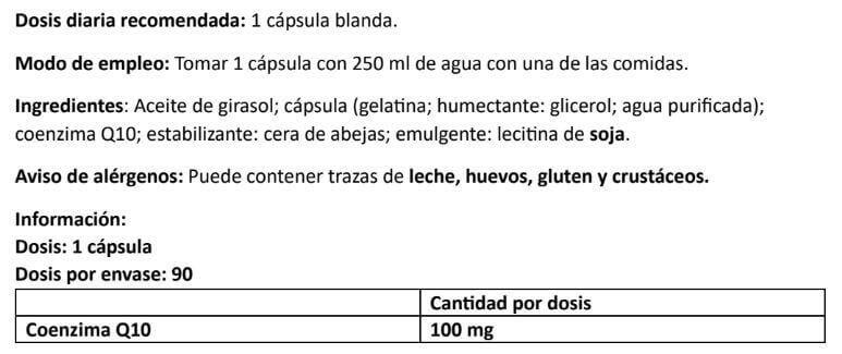 Coencima Q10 100mg - 90 Softgels Amix Nutrition 3/4