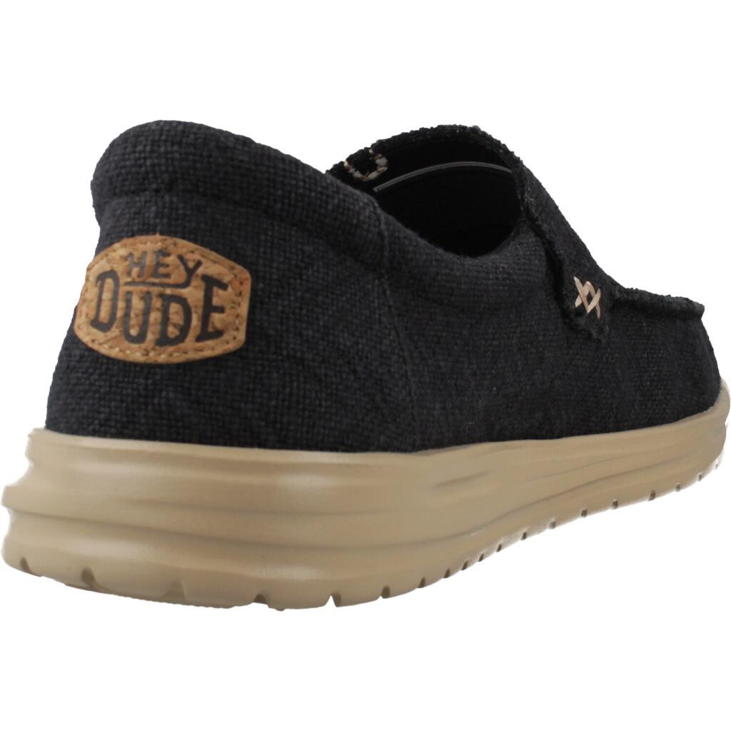 Zapatillas para Hombre Hey dude Mikka jute Negro 3/5