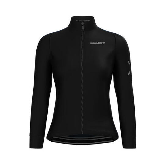 Veste Vélo Hiver Isolante Déperlante Femme - Tempest Eclipse Noir