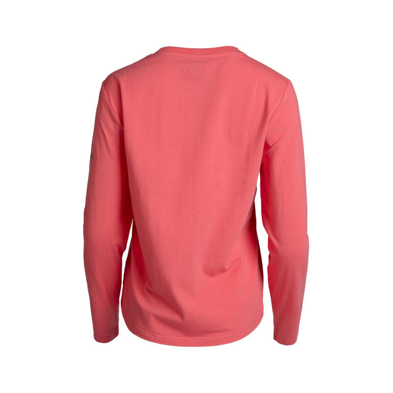 T-shirt à manches longues pour femmes BRIANES, col rond et style décontracté 2/4