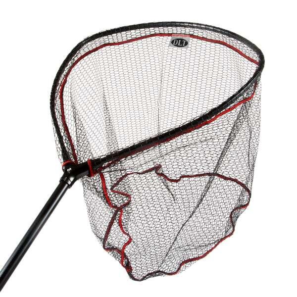 Dlt - Épuisette Carnassier 60x60cm Avec Manche Télescopique - Carrelet - Noir|rouge - Taille Unique - Decathlon