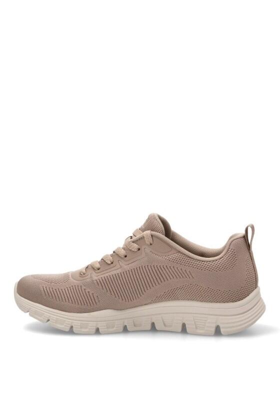 Deportivas Casual Mujer Suela Plana - Modelo 117700 Taupe 3/6