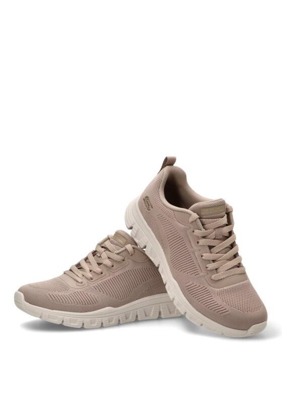 Deportivas Casual Mujer Suela Plana - Modelo 117700 Taupe 5/6