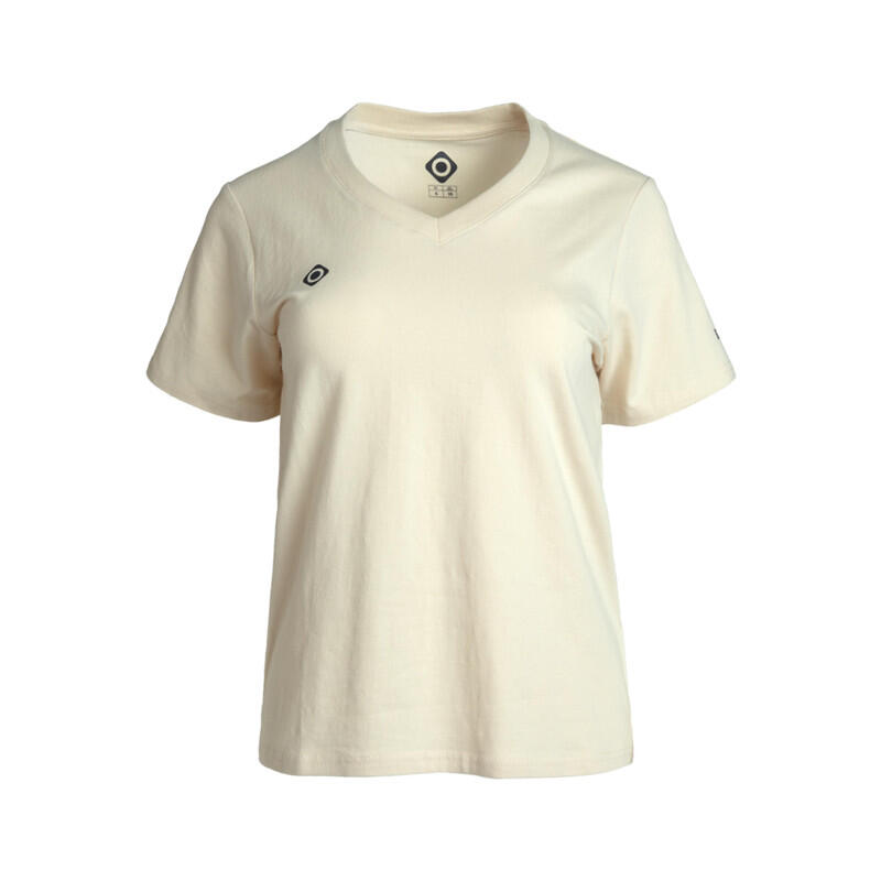 Izas - T-shirt De Sport Basique Pour Femme Avalon W - T-shirt Manches Courtes - Beige - Decathlon