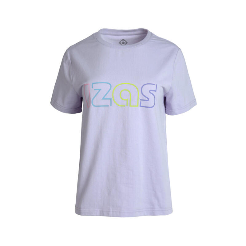 Izas - T-shirt De Sport Basique Pour Femme Yale W - T-shirt Manches Courtes - Violet - Decathlon