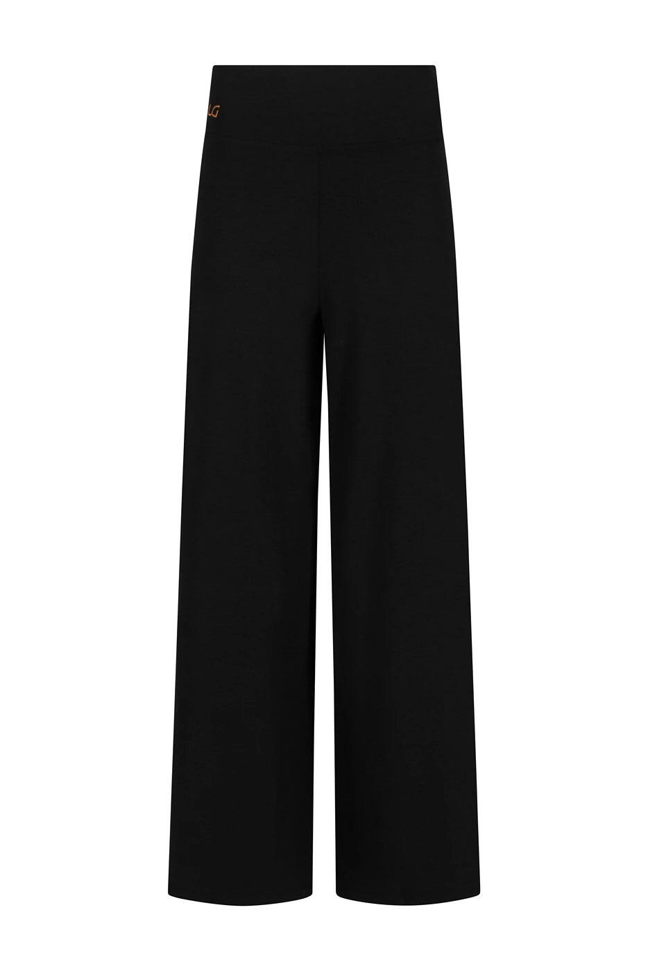 Pantalon de yoga et athleisure Nyx à coupe large – Noir Onyx 5/5