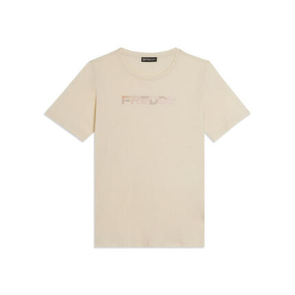 T-shirt à manches courtes avec logo holographique FREDDY