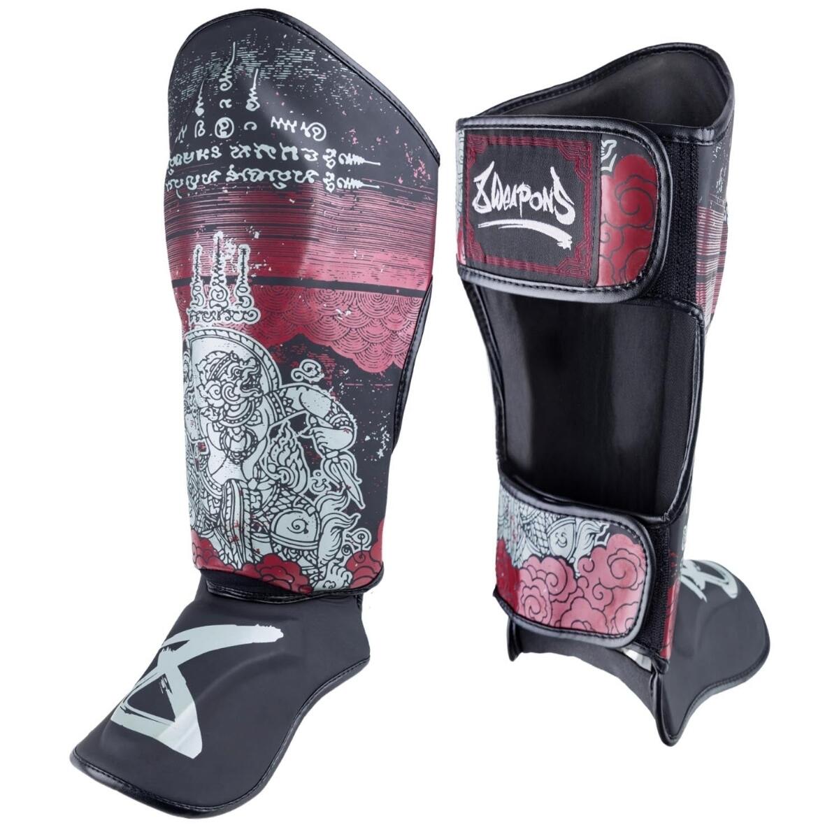 Paratibie 8 WEAPONS Hanuman Yant – Nero/Rosso – XL 4/7