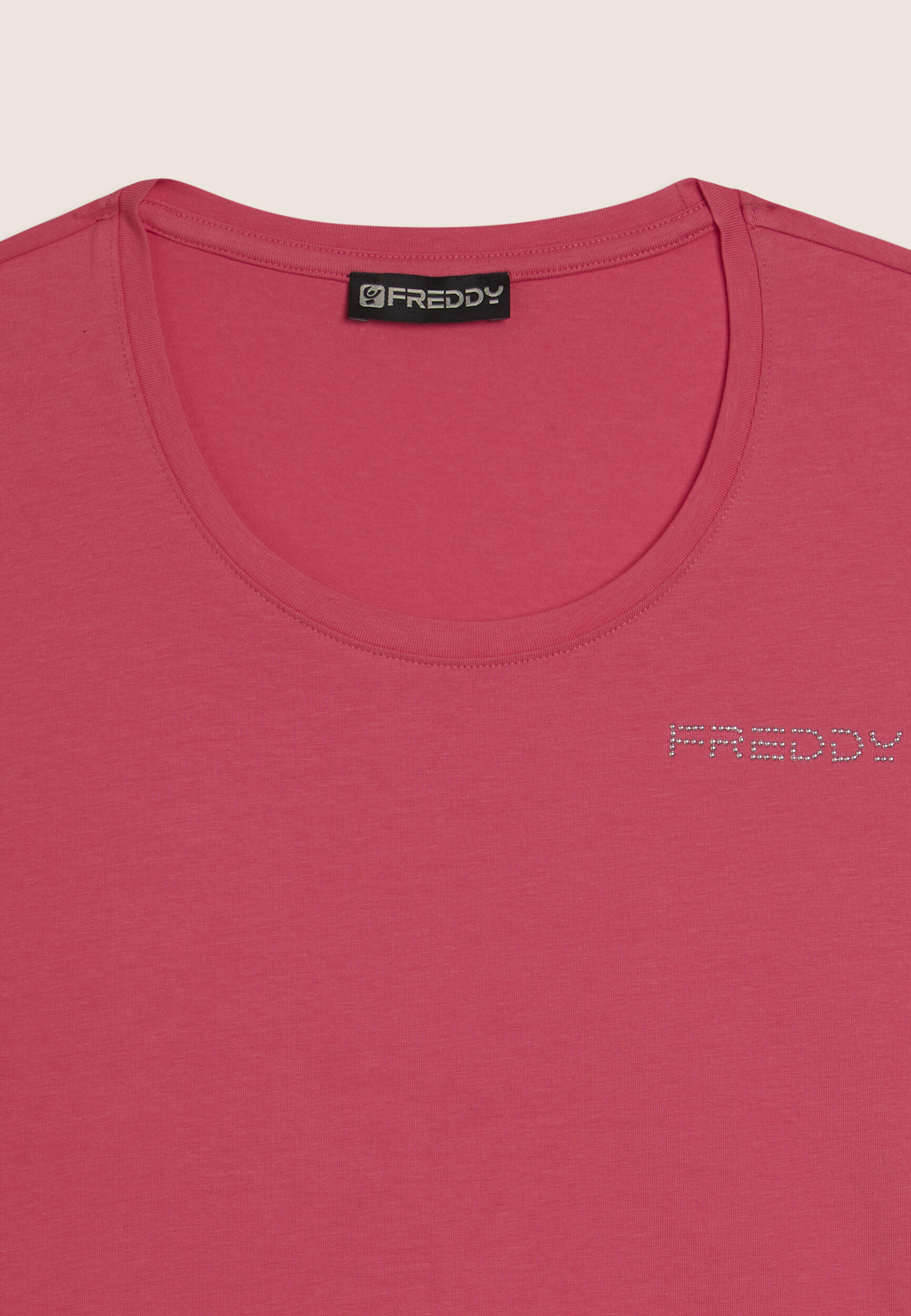 T-shirt à manches courtes avec logo FREDDY et empiècements élastiques 7/7