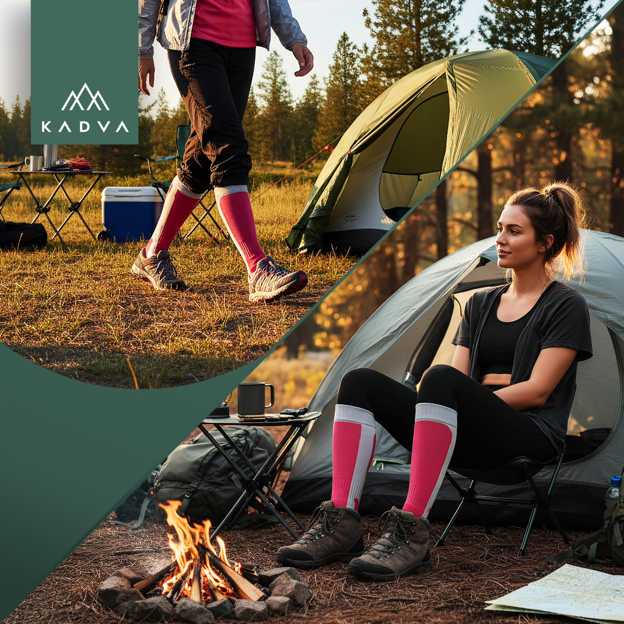 Meias femininas KADVA Royco W 6/6
