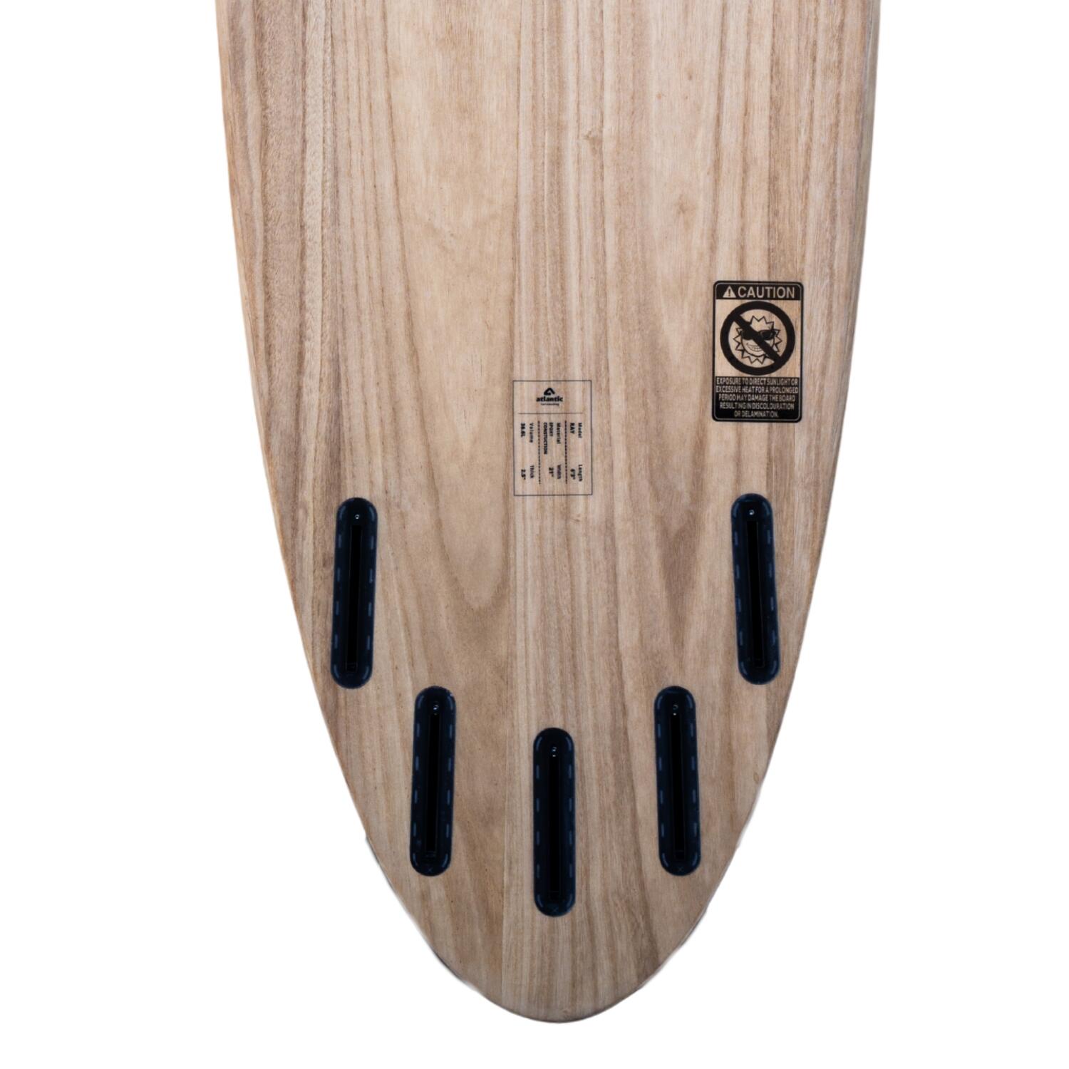 Prancha de Surf de Epóxi e Madeira - Ray - 6'3 x 21" x 2,5" - 36.6L 5/7