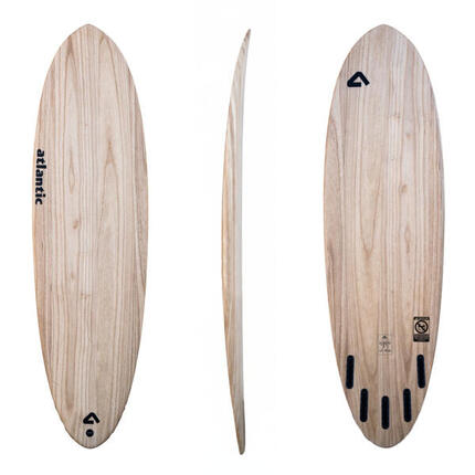 Planche de Surf en Époxy et Bois - Ray - 6'3 x 21" x 2,5" - 36.6L