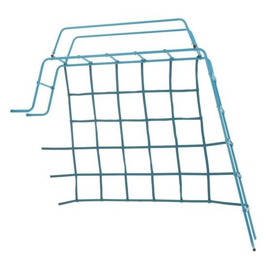 Kletternetz mit Seilbrücke EXPLORER TOUR blau