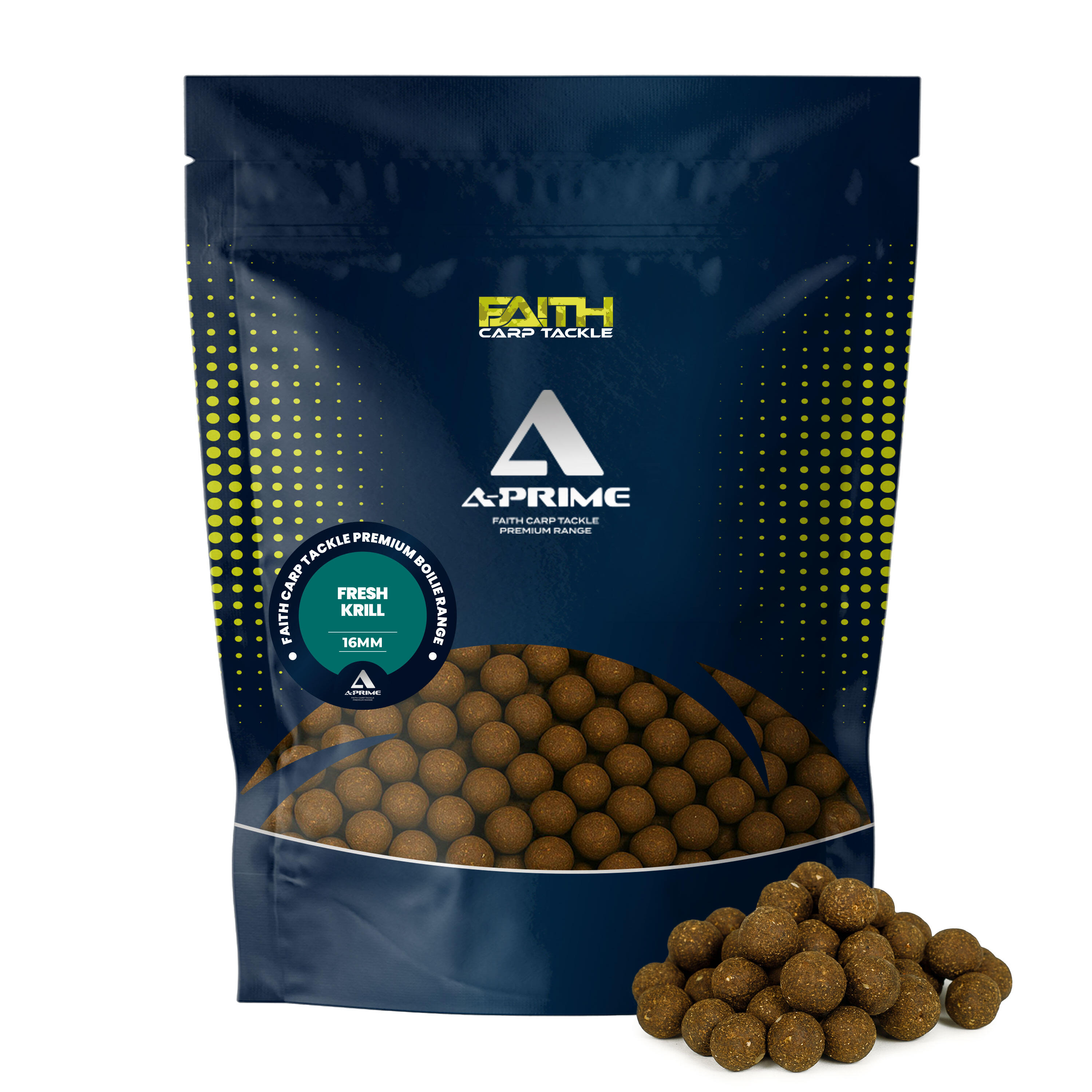 Faith Carp Tackle - Bouillettes A-prime Fresh Krill 5kg 16mm - Bouillette - Marron - 5 Kg - Decathlon