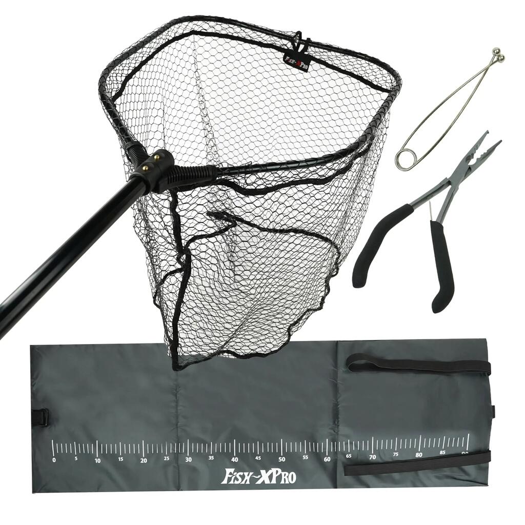 Predator Landing Set - Net, Unhooking Mat, Pliers and Spreader