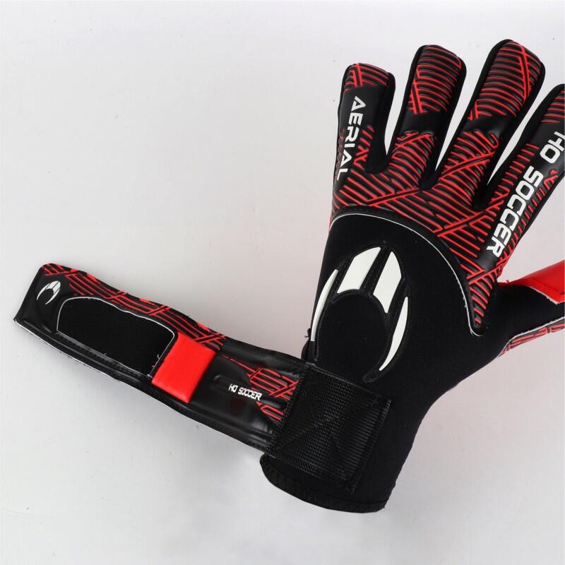 Voetbalkeeperhandschoenen Koncept Aerial Red Team 4/6