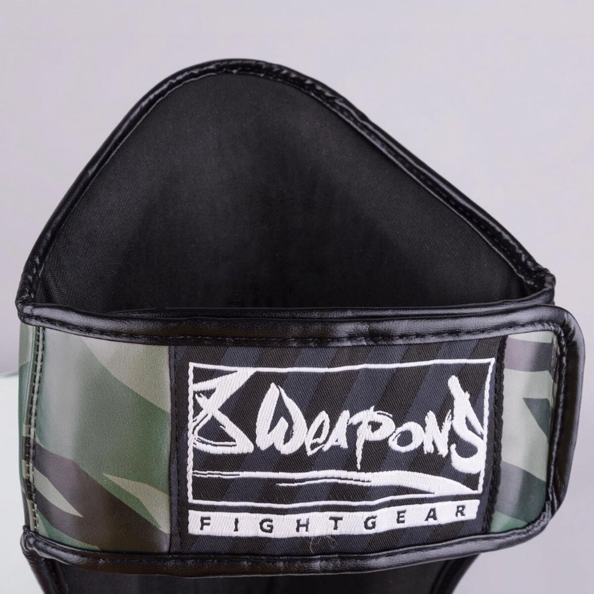 Schienbeinschoner 8 WEAPONS Unlimited 2.0 – Woodland Camo – L 2/7
