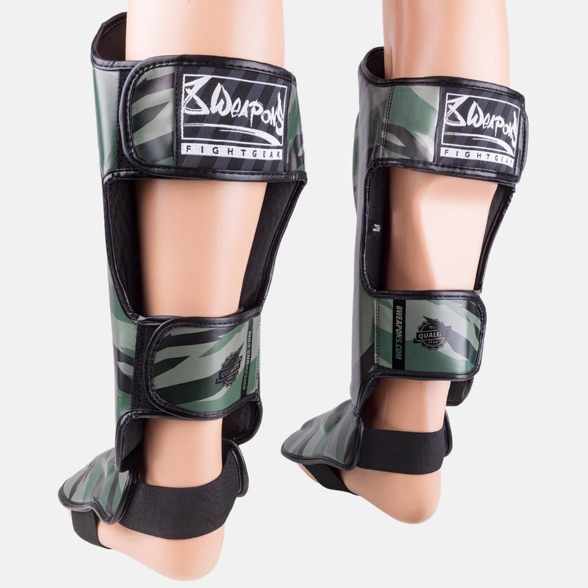 Schienbeinschoner 8 WEAPONS Unlimited 2.0 – Woodland Camo – L 7/7