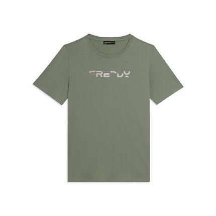 T-shirt à manches courtes avec logo holographique FREDDY