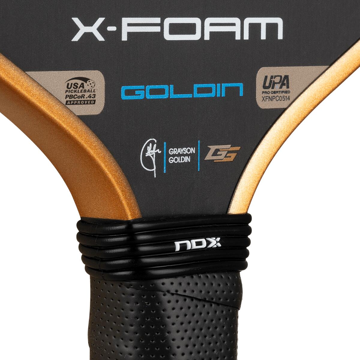 Racchetta pickleball X-FOAM GOLDIN 14 mm 3/5