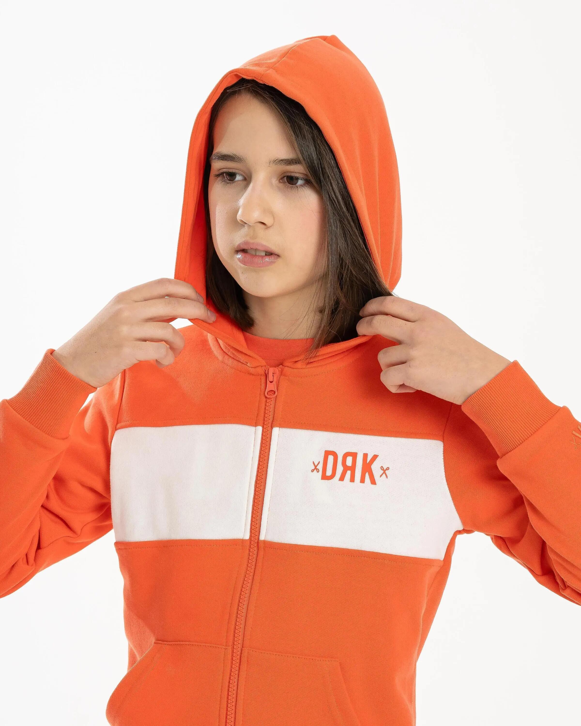 Lány Kapucnis végig zippes pulóver DORKO LEDA ZIPPED SWEATER GIRL 4/5
