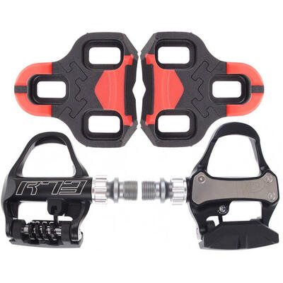Pedali VWP Race clipless in alluminio con cuscinetti sigillati.