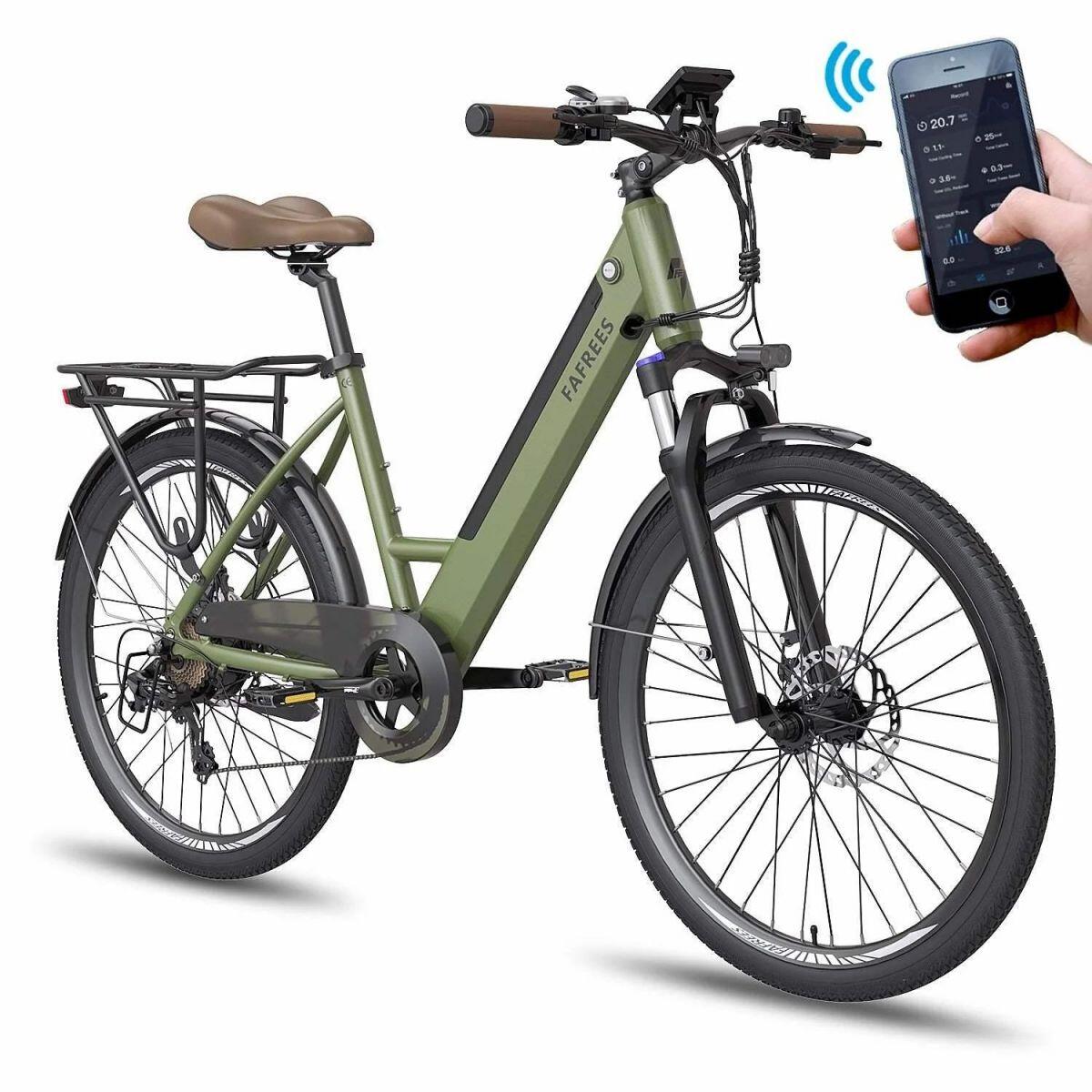 Bicicleta Eléctrica FAFREES F26 Pro 250W  360WH  Verde 2/5