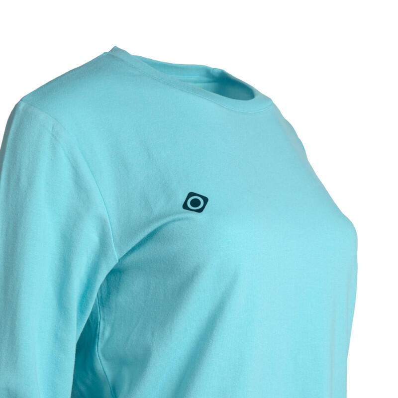 T-shirt à manches longues pour femmes BRIANES, col rond et style décontracté 3/4