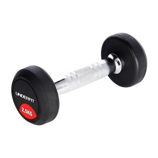 Hantla gumowana UNDERFIT do ćwiczeń siłowych fitness