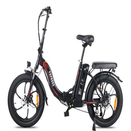 FAFREES F20 elektrische fiets 250W 576Wh Zwart