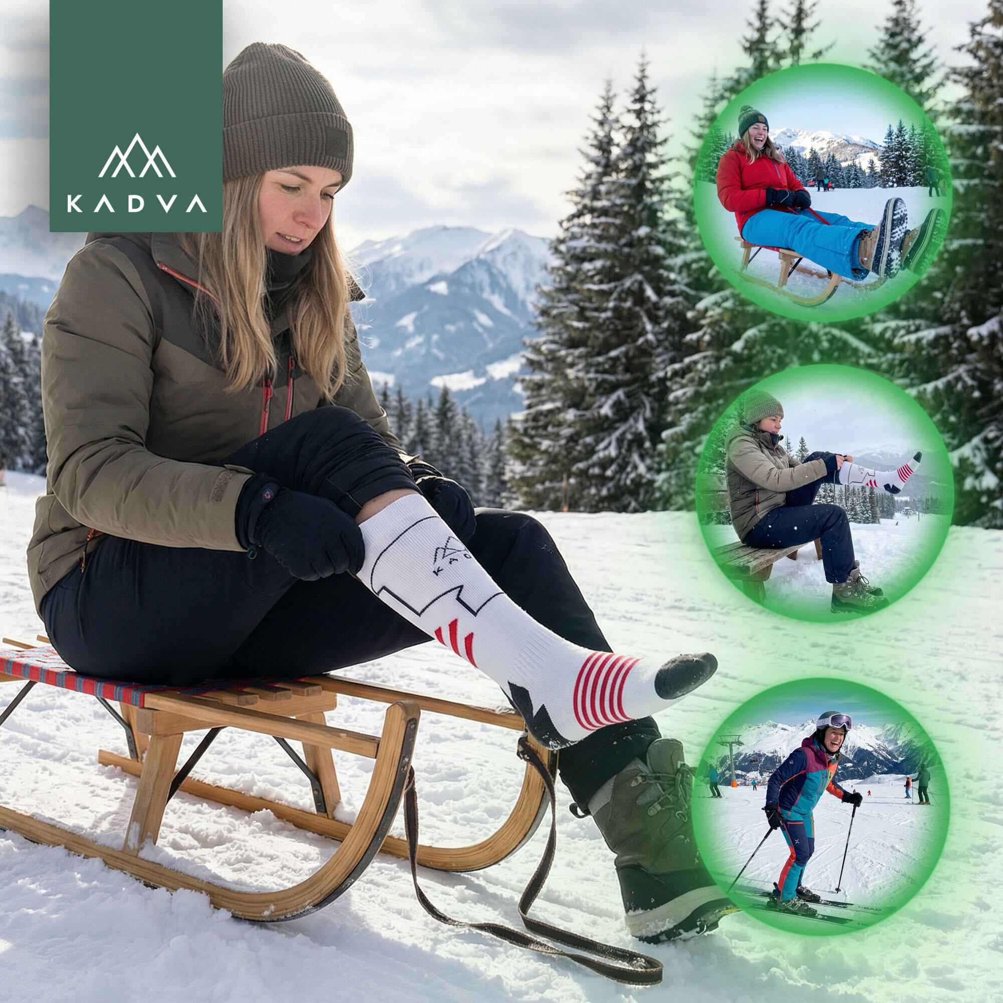 Dames skisokken KADVA Skio W 5/6