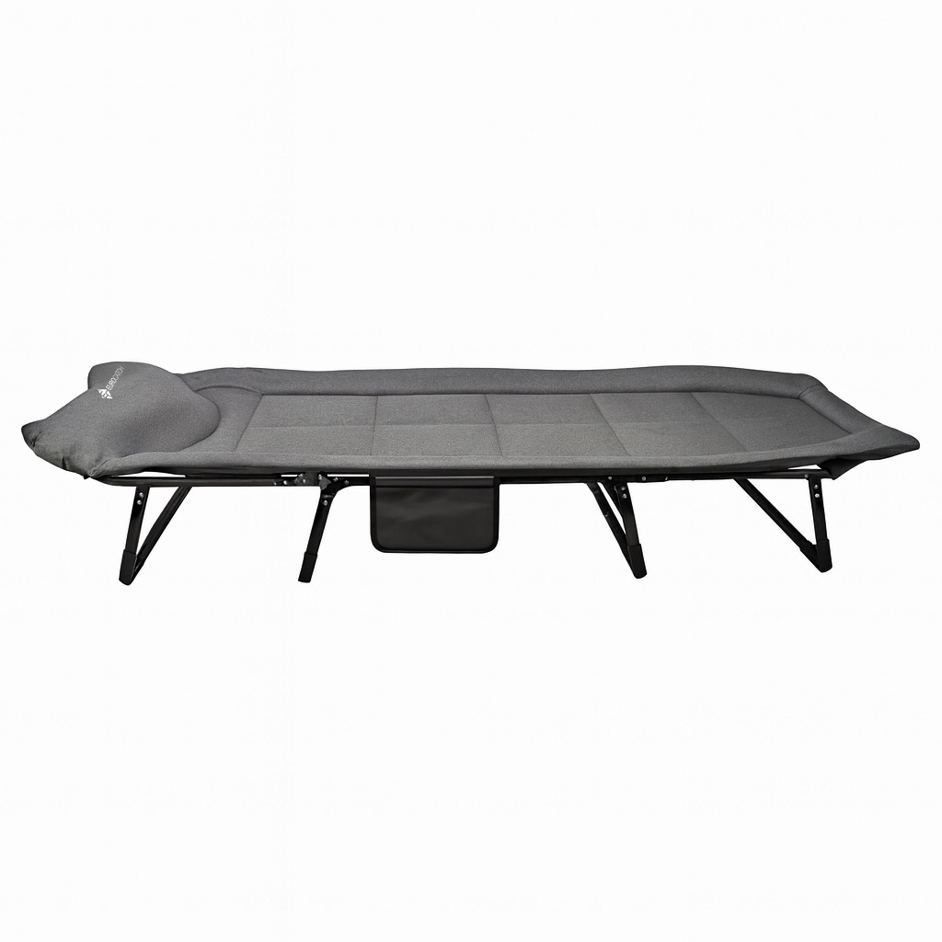 Lit de camp camping pliable réglable 195x65cm 2/7
