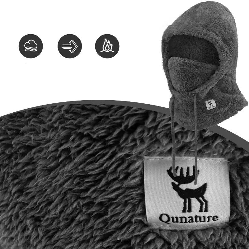 Kominiarka polarowa maska na twarz Qunature YP100 kaptur 4/7